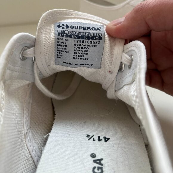 Superga 2750 Cotu Classic Shoes White - Picture 4 of 5